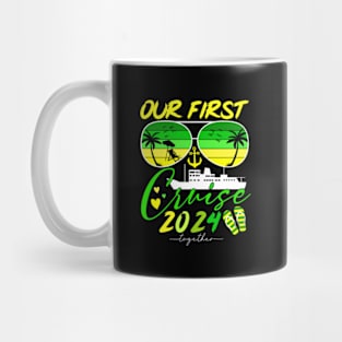 our first cruise together 2024 Matching couples Mug